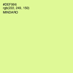 #DEF996 - Mindaro Color Image