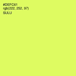 #DEFC61 - Sulu Color Image