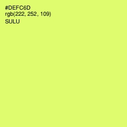 #DEFC6D - Sulu Color Image