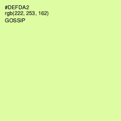 #DEFDA2 - Gossip Color Image