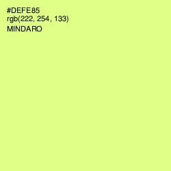 #DEFE85 - Mindaro Color Image