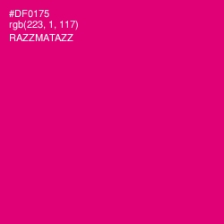 #DF0175 - Razzmatazz Color Image