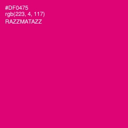 #DF0475 - Razzmatazz Color Image