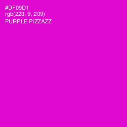 #DF09D1 - Purple Pizzazz Color Image