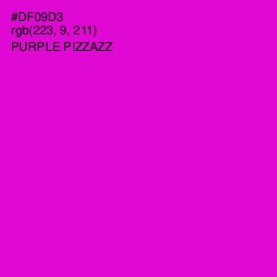 #DF09D3 - Purple Pizzazz Color Image