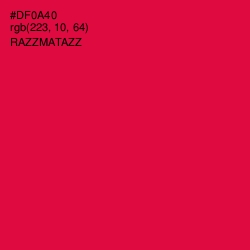 #DF0A40 - Razzmatazz Color Image