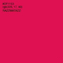 #DF1153 - Razzmatazz Color Image