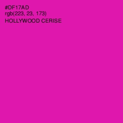 #DF17AD - Hollywood Cerise Color Image