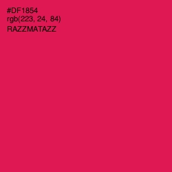 #DF1854 - Razzmatazz Color Image