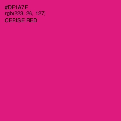 #DF1A7F - Cerise Red Color Image