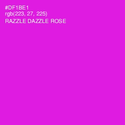 #DF1BE1 - Razzle Dazzle Rose Color Image