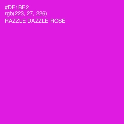 #DF1BE2 - Razzle Dazzle Rose Color Image