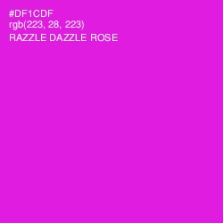 #DF1CDF - Razzle Dazzle Rose Color Image