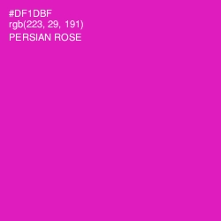 #DF1DBF - Persian Rose Color Image