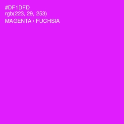 #DF1DFD - Magenta / Fuchsia Color Image