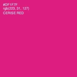 #DF1F7F - Cerise Red Color Image