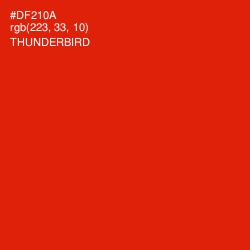 #DF210A - Thunderbird Color Image