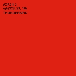 #DF2113 - Thunderbird Color Image