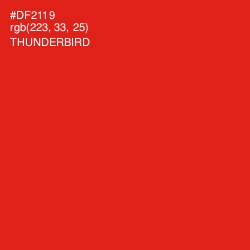 #DF2119 - Thunderbird Color Image