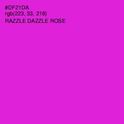 #DF21DA - Razzle Dazzle Rose Color Image