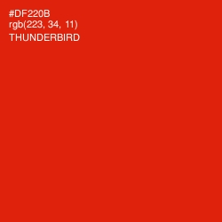 #DF220B - Thunderbird Color Image