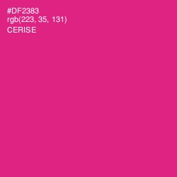 #DF2383 - Cerise Color Image