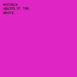 #DF25C4 - Razzle Dazzle Rose Color Image