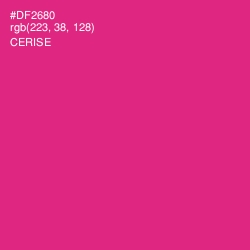 #DF2680 - Cerise Color Image