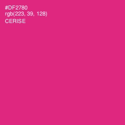 #DF2780 - Cerise Color Image