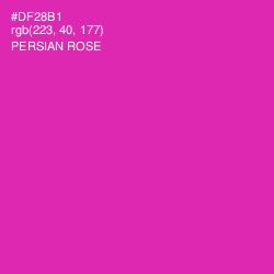 #DF28B1 - Persian Rose Color Image