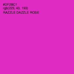 #DF2BC1 - Razzle Dazzle Rose Color Image