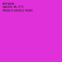 #DF30D9 - Razzle Dazzle Rose Color Image