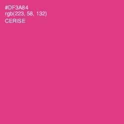#DF3A84 - Cerise Color Image