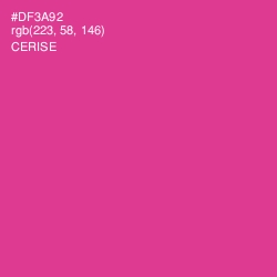 #DF3A92 - Cerise Color Image