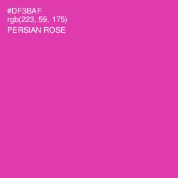 #DF3BAF - Persian Rose Color Image