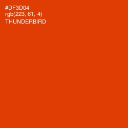 #DF3D04 - Thunderbird Color Image