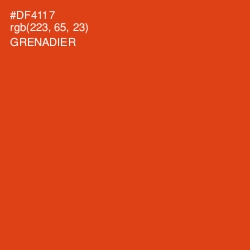 #DF4117 - Grenadier Color Image