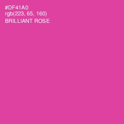 #DF41A0 - Brilliant Rose Color Image