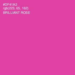 #DF41A2 - Brilliant Rose Color Image