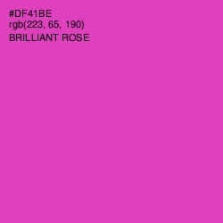 #DF41BE - Brilliant Rose Color Image