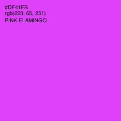 #DF41FB - Pink Flamingo Color Image