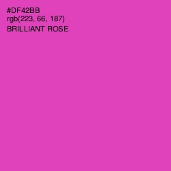 #DF42BB - Brilliant Rose Color Image