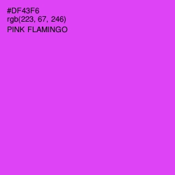 #DF43F6 - Pink Flamingo Color Image