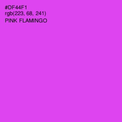 #DF44F1 - Pink Flamingo Color Image