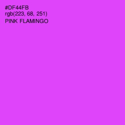 #DF44FB - Pink Flamingo Color Image