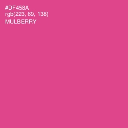 #DF458A - Mulberry Color Image