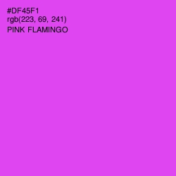 #DF45F1 - Pink Flamingo Color Image