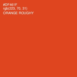 #DF461F - Orange Roughy Color Image