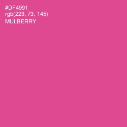 #DF4991 - Mulberry Color Image