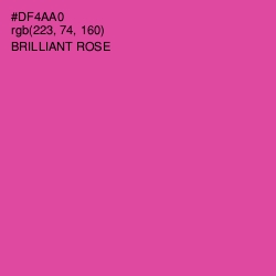 #DF4AA0 - Brilliant Rose Color Image